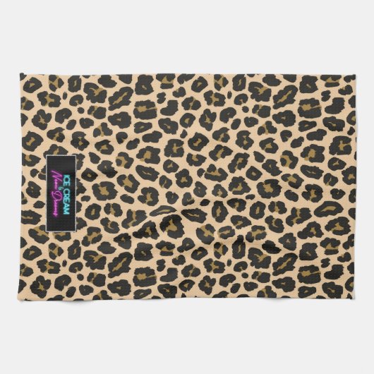 Leopard Print Kitchen Towel Theedoek (Horizontaal)