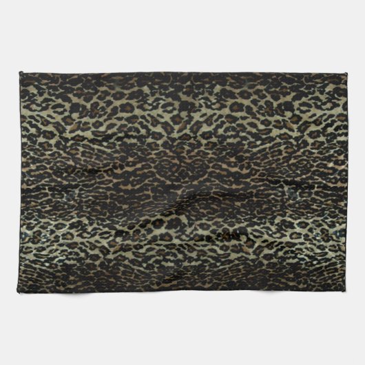 Leopard Print Kitchen Towel Theedoek (Horizontaal)