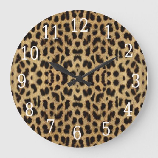 Leopard print klok (Voorkant)