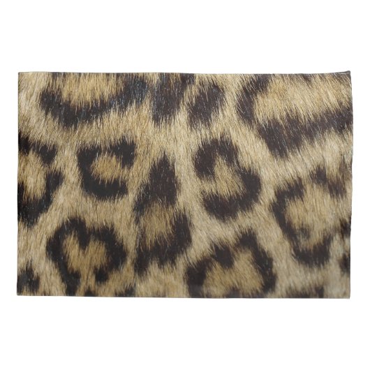 Leopard Print Kussensloop (Achterkant)