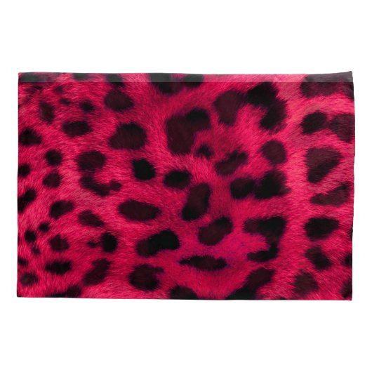 Leopard Print Kussensloop (Achterkant-Links)