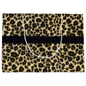 Leopard Print Large Cadeautasje (Achterkant)