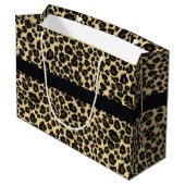 Leopard Print Large Cadeautasje (Achterkant Gekanteld)