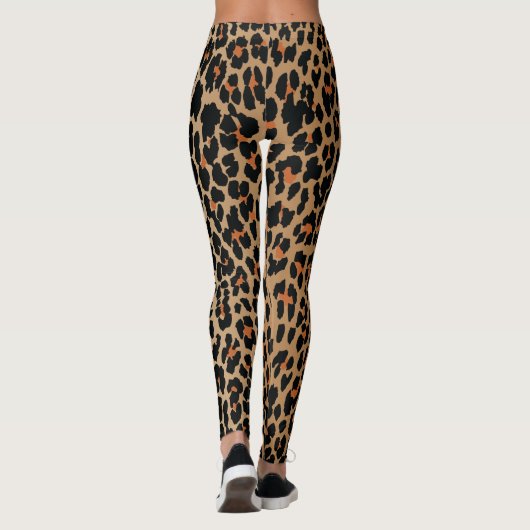 Leopard Print Leggings (Achterkant)