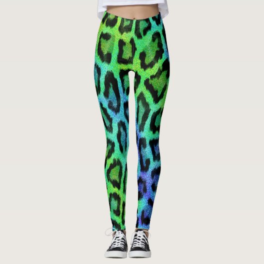 Leopard Print Leggings (Voorkant)