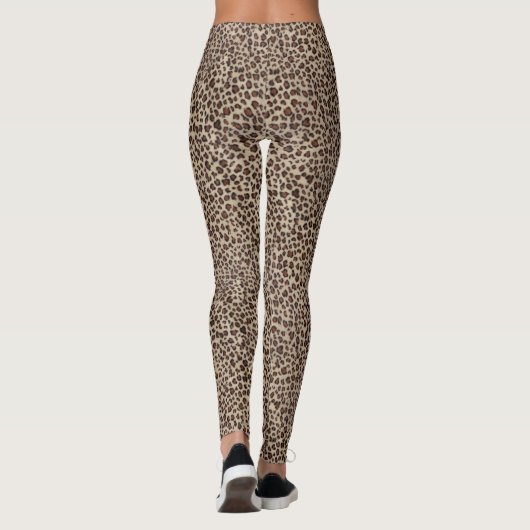 Leopard Print Leggings (Achterkant)