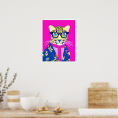 Leopard Print, Leopard Gift, Leopard art, Leopard Poster (Keuken)