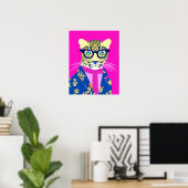 Leopard Print, Leopard Gift, Leopard art, Leopard Poster (Thuiskantoor)