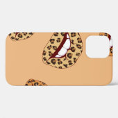 Leopard print lippen naadloos patroon, cheetah lip Case-Mate iPhone case (Achterkant (horizontaal))