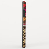 Leopard Print Lips Kisses Personalized Case-Mate iPhone Case (Achterkant/rechts)