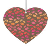 Leopard Print Lips Kisses Personalized Luchtverfrisser (Achterkant)