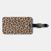 Leopard Print Luggage Tag Bagagelabel (Achterkant horizontaal)