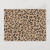 Leopard Print, luipspuiten, bruine luipaard Briefkaart (Voorkant)