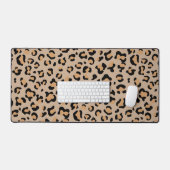Leopard Print, luipspuiten, bruine luipaard Bureaumat (Keyboard & Muis)