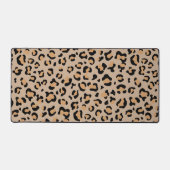 Leopard Print, luipspuiten, bruine luipaard Bureaumat (Voorkant)