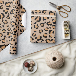 Leopard Print, luipspuiten, bruine luipaard Cadeaupapier