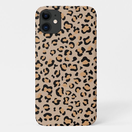 Leopard Print, luipspuiten, bruine luipaard Case-Mate iPhone Case (Achterkant)