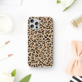 Leopard Print, luipspuiten, bruine luipaard Case-Mate iPhone Case