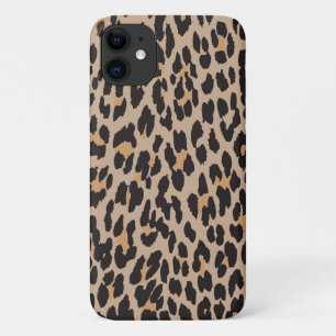 Leopard Print, luipspuiten, bruine luipaard iPhone 11 Hoesje