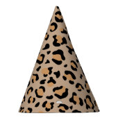 Leopard Print, luipspuiten, bruine luipaard Feesthoedjes (Rechts)