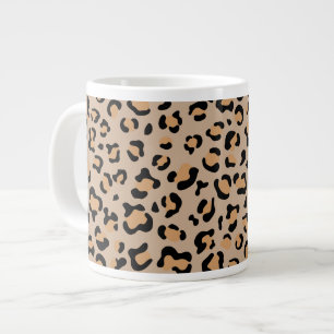 Leopard Print, luipspuiten, bruine luipaard Grote Koffiekop