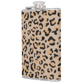 Leopard Print, luipspuiten, bruine luipaard Heupfles (Links)