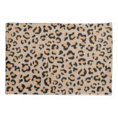 Leopard Print, luipspuiten, bruine luipaard Kussensloop (Achterkant)