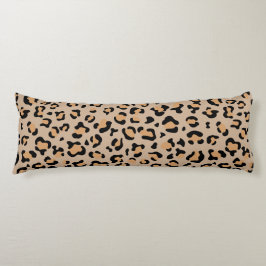 Leopard Print, luipspuiten, bruine luipaard Lichaamskussen