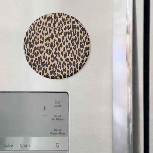 Leopard Print, luipspuiten, bruine luipaard Magneet (Insitu (Koelkast))