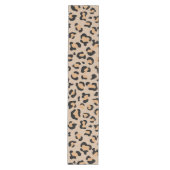 Leopard Print, luipspuiten, bruine luipaard Medium Tafelloper (Voorkant)
