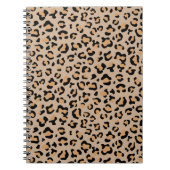 Leopard Print, luipspuiten, bruine luipaard Notitieboek (Voorkant)