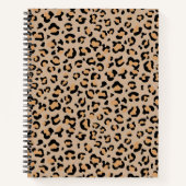 Leopard Print, luipspuiten, bruine luipaard Notitieboek (Voorkant)