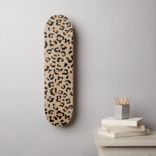 Leopard Print, luipspuiten, bruine luipaard Persoonlijk Skateboard