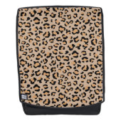 Leopard Print, luipspuiten, bruine luipaard Rugtassen (Voorkant)