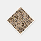 Leopard Print, luipspuiten, bruine luipaard Servet (Hoek)