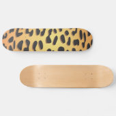 Leopard Print, luipspuiten, bruine luipaard Skateboard (Horizontaal)