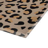 Leopard Print, luipspuiten, bruine luipaard Snijplank (Hoek)