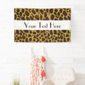 Leopard Print, luipspuiten, bruine luipaard Spandoek (Insitu)
