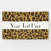 Leopard Print, luipspuiten, bruine luipaard Spandoek (Horizontaal)