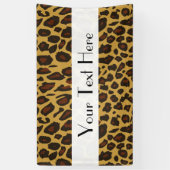 Leopard Print, luipspuiten, bruine luipaard Spandoek (Verticaal)