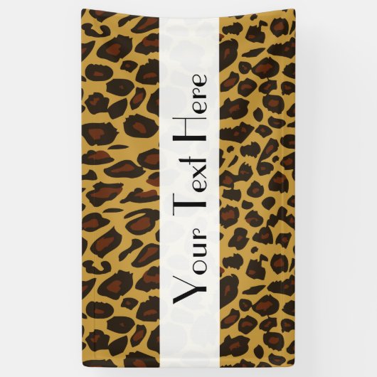 Leopard Print, luipspuiten, bruine luipaard Spandoek (Verticaal)