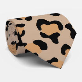 Leopard Print, luipspuiten, bruine luipaard Stropdas