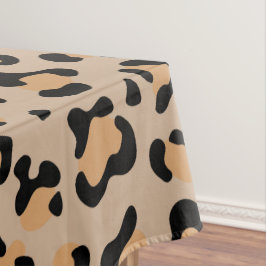 Leopard Print, luipspuiten, bruine luipaard Tafelkleed