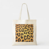 Leopard Print, luipspuiten, bruine luipaard Tote Bag (Achterkant)