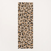 Leopard Print, luipspuiten, bruine luipaard Yogamat (Voorkant)
