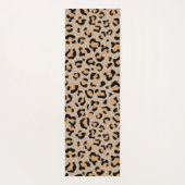 Leopard Print, luipspuiten, bruine luipaard Yogamat (Achterkant)