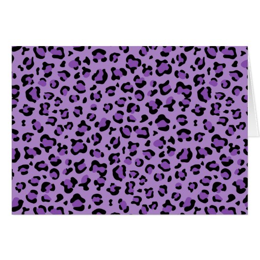 Leopard Print, luipspuiten, Paarse luipaard (Voorkant Horizontaal)