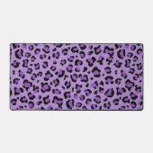 Leopard Print, luipspuiten, Paarse luipaard Bureaumat (Voorkant)