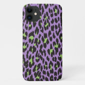 Leopard Print, luipspuiten, Paarse luipaard Case-Mate iPhone Case (Achterkant)