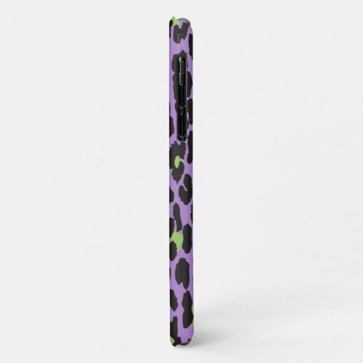 Leopard Print, luipspuiten, Paarse luipaard Case-Mate iPhone Case (Achterkant/links)